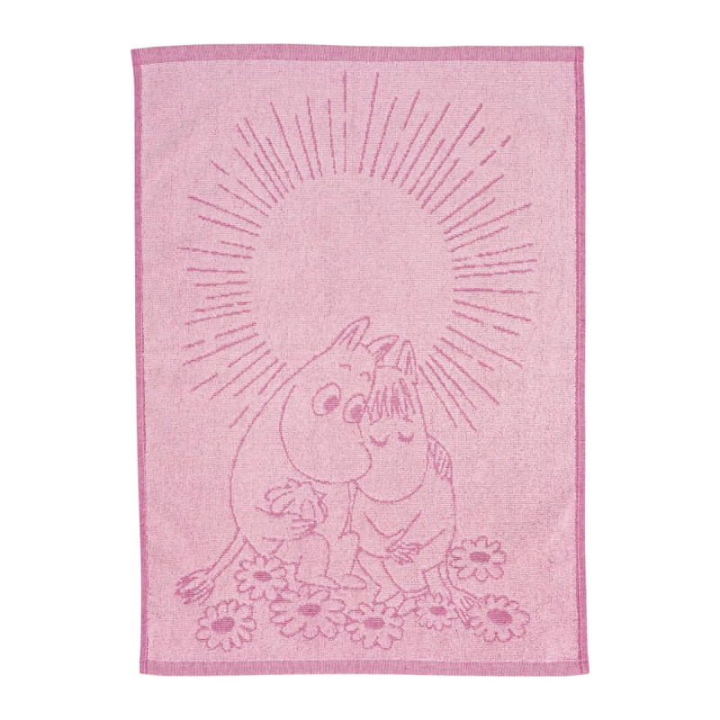 Moomin Hand Towel Sweethearts Pink 50 x 70 cm Arabia 2026