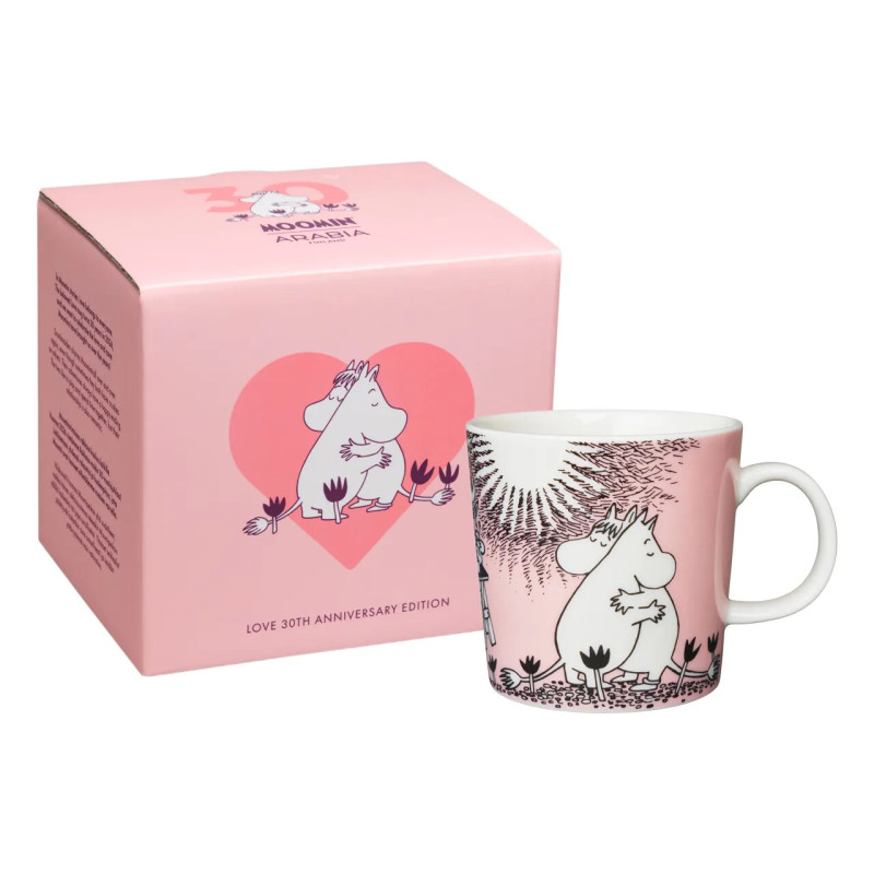 Moomin Arabia Mug 0.3 L Moomin Love 30 Gift Box  