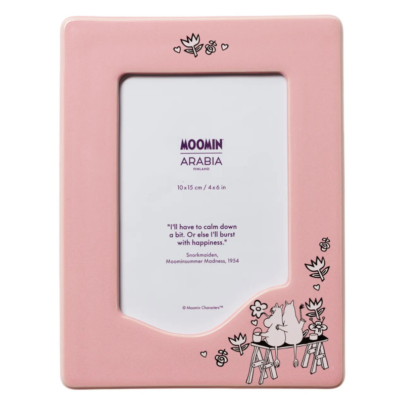 Moomin Photo Frame Ceramic 10 x 15 cm Moomin Love 30 Arabia 2025 (copy)