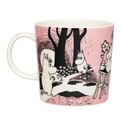 Moomin Set Gift Box Love 30 Plate and Mug Arabia