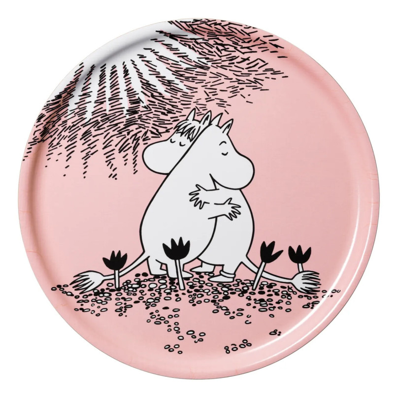 Moomin Birch Tray 35 cm Moomin Love 30 Arabia