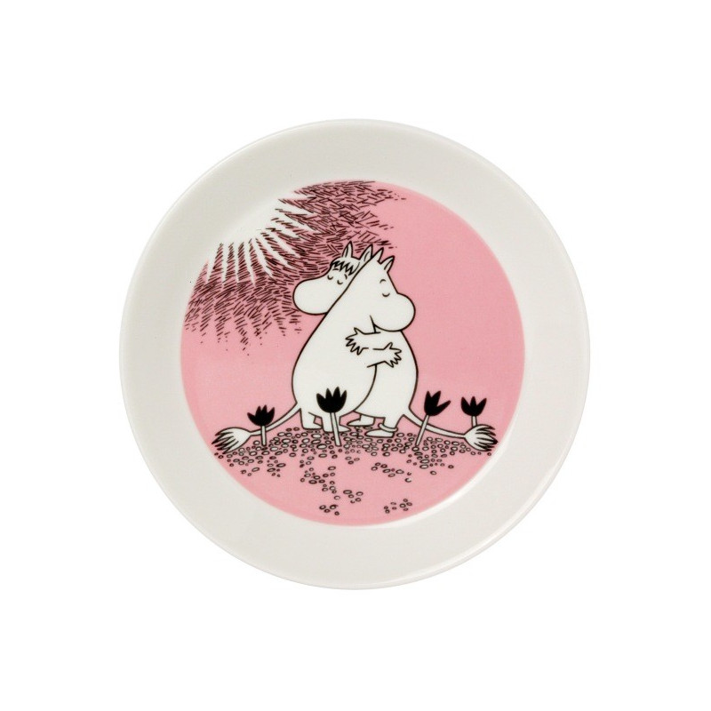 Moomin Plate Love 30 Arabia 19 cm