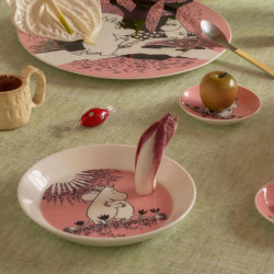 Moomin Plate Love 30 Arabia 19 cm
