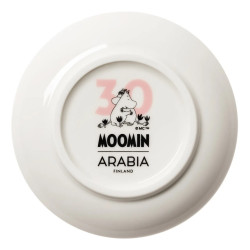 Moomin Mini Plate 10.5 cm Love 30 Pink Arabia