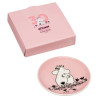Moomin Mini Plate 10.5 cm Love 30 Pink Arabia