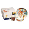 Arabia Poppoo Children Tableware Friends Set Plate, Bowl and Mug 