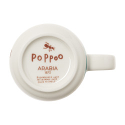 Arabia Poppoo Children Tableware Friends Set Plate, Bowl and Mug 