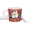Moomin Decorative Mini Mug Love Red 3.7 cm Arabia