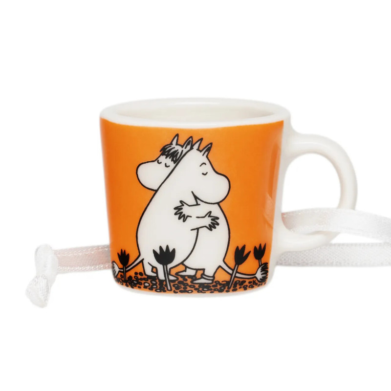 Moomin Decorative Mini Mug Love Orange 3.7 cm Arabia