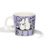 Moomin Decorative Mini Mug Love Purple 3.7 cm Arabia