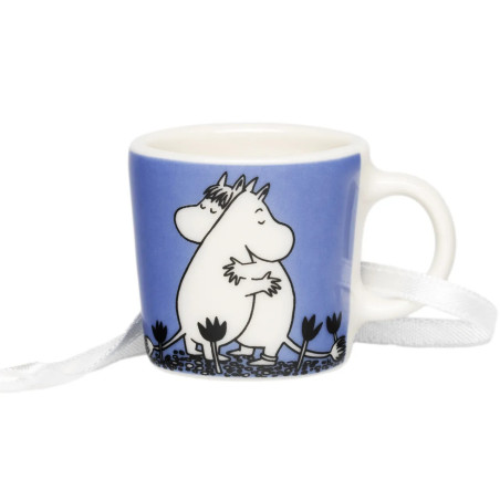 Moomin Decorative Mini Mug Love Indigo 3.7 cm Arabia