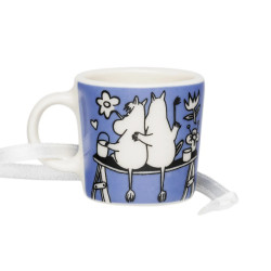 Moomin Decorative Mini Mug Love Indigo 3.7 cm Arabia