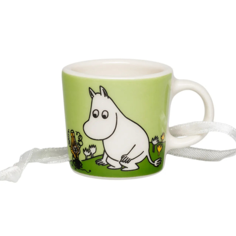 Moomin Mini Mug Moomintroll Green 3.7 cm Arabia