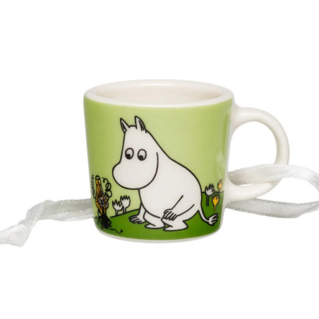 Moomin Mini Mug Moomintroll Green 3.7 cm Arabia