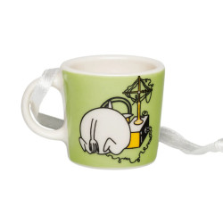Moomin Mini Mug Moomintroll Green 3.7 cm Arabia