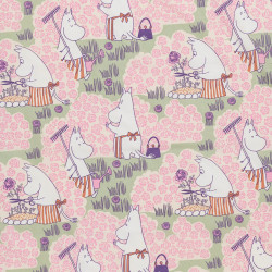 Moomin Duvet Cover Pillowcase Rose Garden 150 x 210 cm Arabia