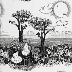 Moomin Pillowcase Dreaming 50 x 60 cm Arabia