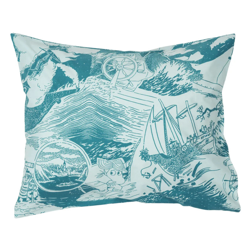 Moomin Pillowcase Sailing 50 x 60 cm Arabia