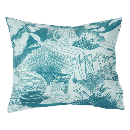 Moomin Pillowcase Sailing 50 x 60 cm Arabia