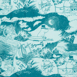 Moomin Pillowcase Sailing 50 x 60 cm Arabia