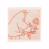 Moomin Mini Towel 25 x 25 cm Moominmamma Beige