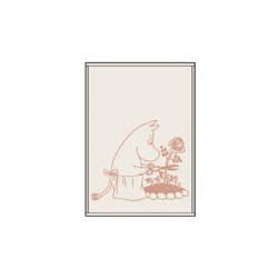 Moomin Hand Towel 50  x 70 cm Moominmamma Beige