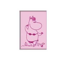 Moomin Hand Towel 50 x 70 cm Snorkmaiden Pink