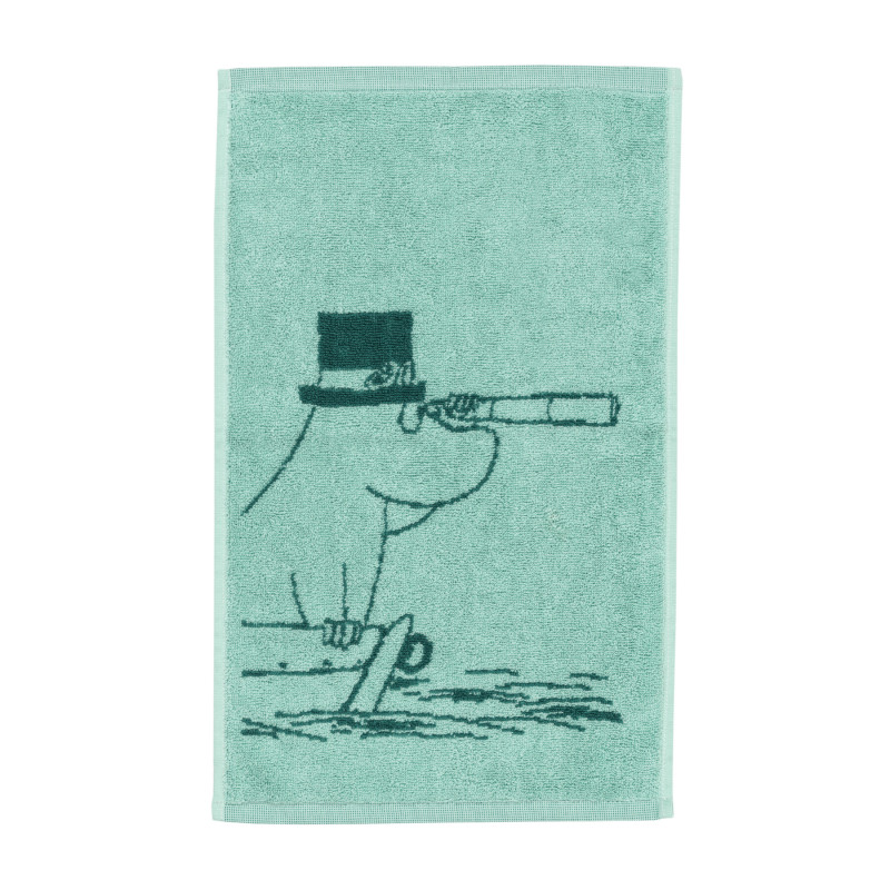 Moomin Hand Towel 30 x 50 cm Moominpappa Teal