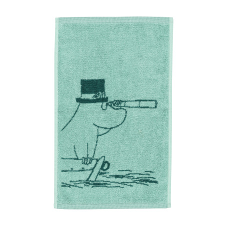 Moomin Hand Towel 30 x 50 cm Moominpappa Teal