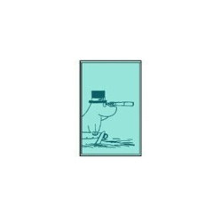 Moomin Hand Towel 30 x 50 cm Moominpappa Teal