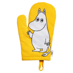 Moomin Oven Mitt Moomintroll Yellow 14 x 28 cm Arabia