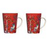 Iittala Taika Red Mug 0.3 L Set of 2 in Gift Box
