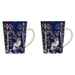 Iittala Taika Blue Mug 0.3 L Set of 2 in Gift Box