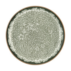 Ostindia Floris Green Plate 20 cm