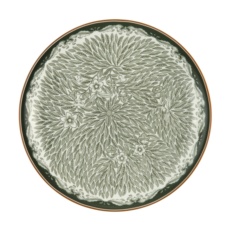 Ostindia Floris Green Plate 20 cm