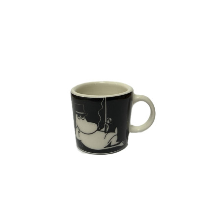 Moomin Decorative Mini Mug Moominpappa Black 3.7 cm Arabia