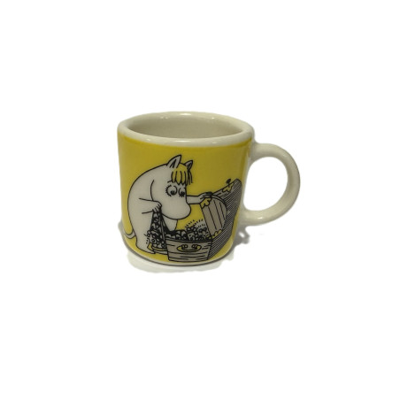Moomin Decorative Mini Mug Snorkmaiden Yellow 3.7 cm Arabia