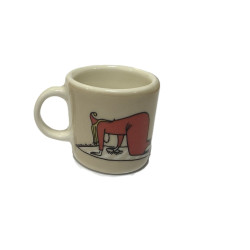 Moomin Decorative Mini Mug Fillyjonk Beige 3.7 cm Arabia