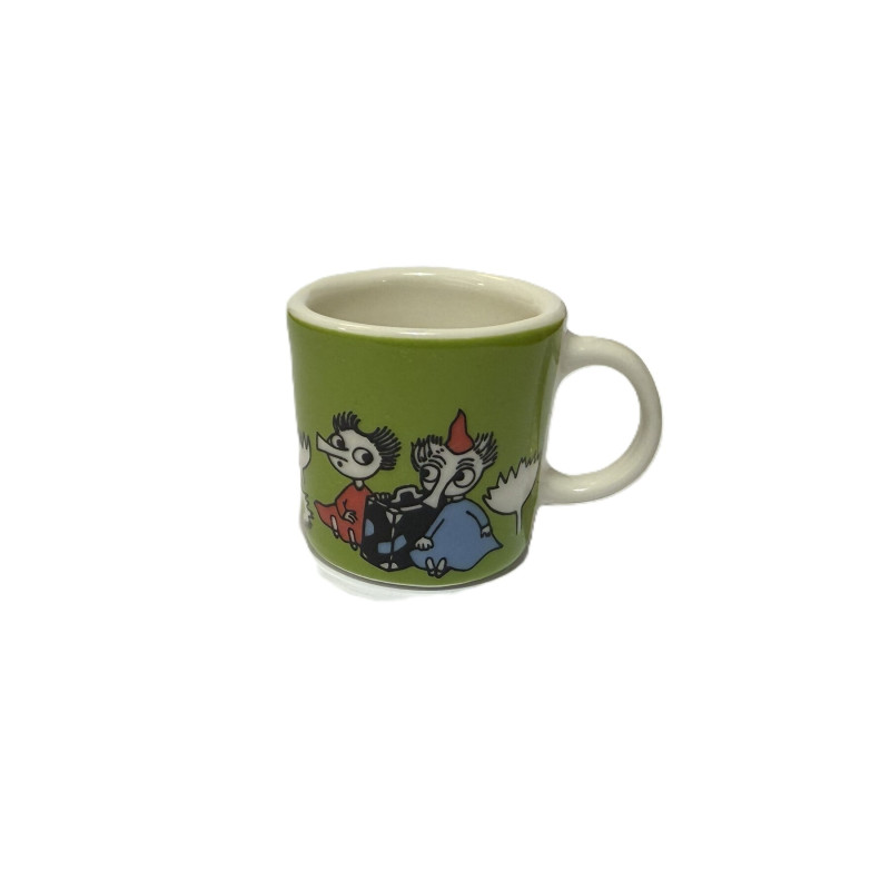 Moomin Decorative Mini Mug Thingummy and Bob Green 3.7 cm Arabia