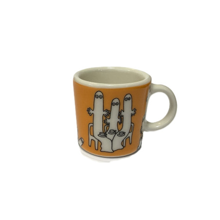 Moomin Decorative Mini Mug Hattifatteners Orange 3.7 cm Arabia