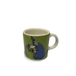 Moomin Decorative Mini Mug Police Green 3.7 cm Arabia