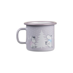 Moomin Enamel Mug 0.25 L Snowfall Outlet 50% 