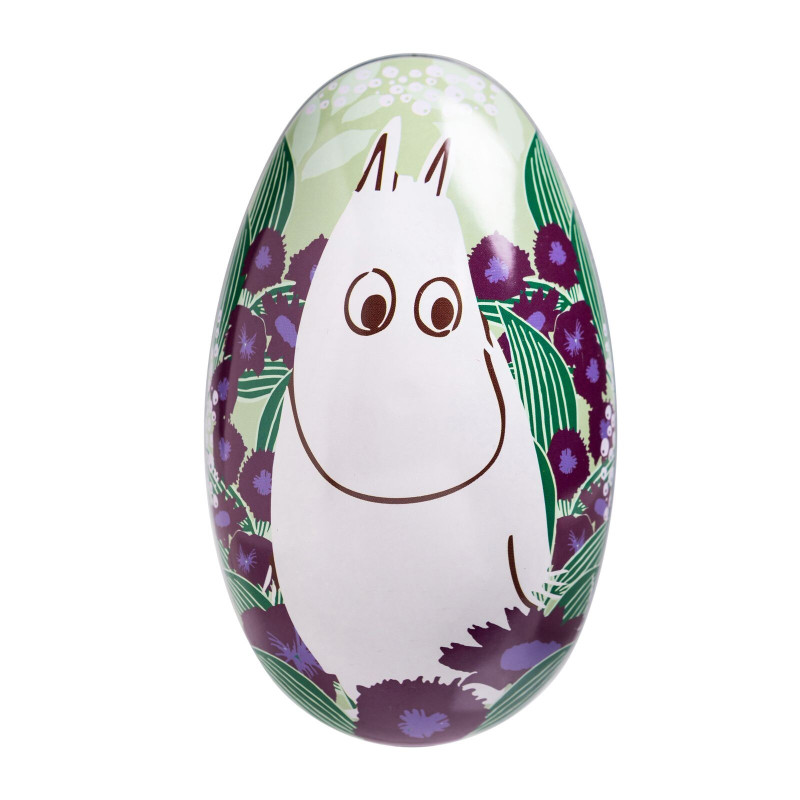 Moomin Tin Easter Egg Green Moomintroll Snorkmaiden