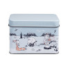 Moomin Beach Trip Tea Tin Box Blue