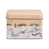 Moomin Beach Trip Tea Tin Box Orange