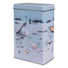 Moomin Coffee Tea Tin Box Beach Trip Blue
