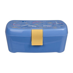 Moomin Beach Play Blue Snack Lunch Box