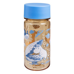 Moomin Plastic Drinking Bottle 0.3 L Beach Play Yellow 