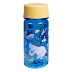 Moomin Plastic Drinking Bottle 0.3 L Beach Play Blue