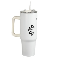 Moomin Thermos Large Bottle Hattifatteners White Steel 1.2 L Martinex